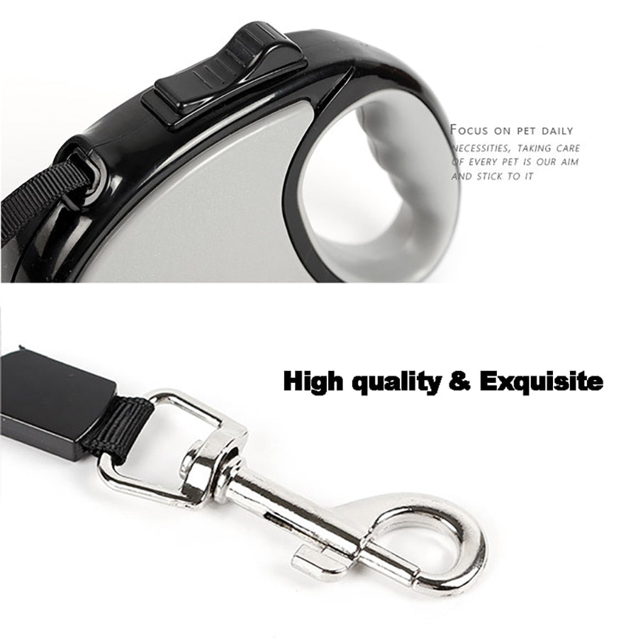Retractable dog leash - Automatic, durable and suitable for medium sizes