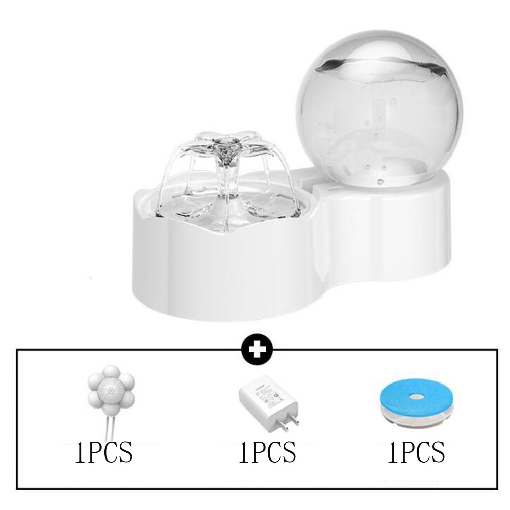 All-in-1 automatic fountain - food-safe plastic - 2.3 Liters