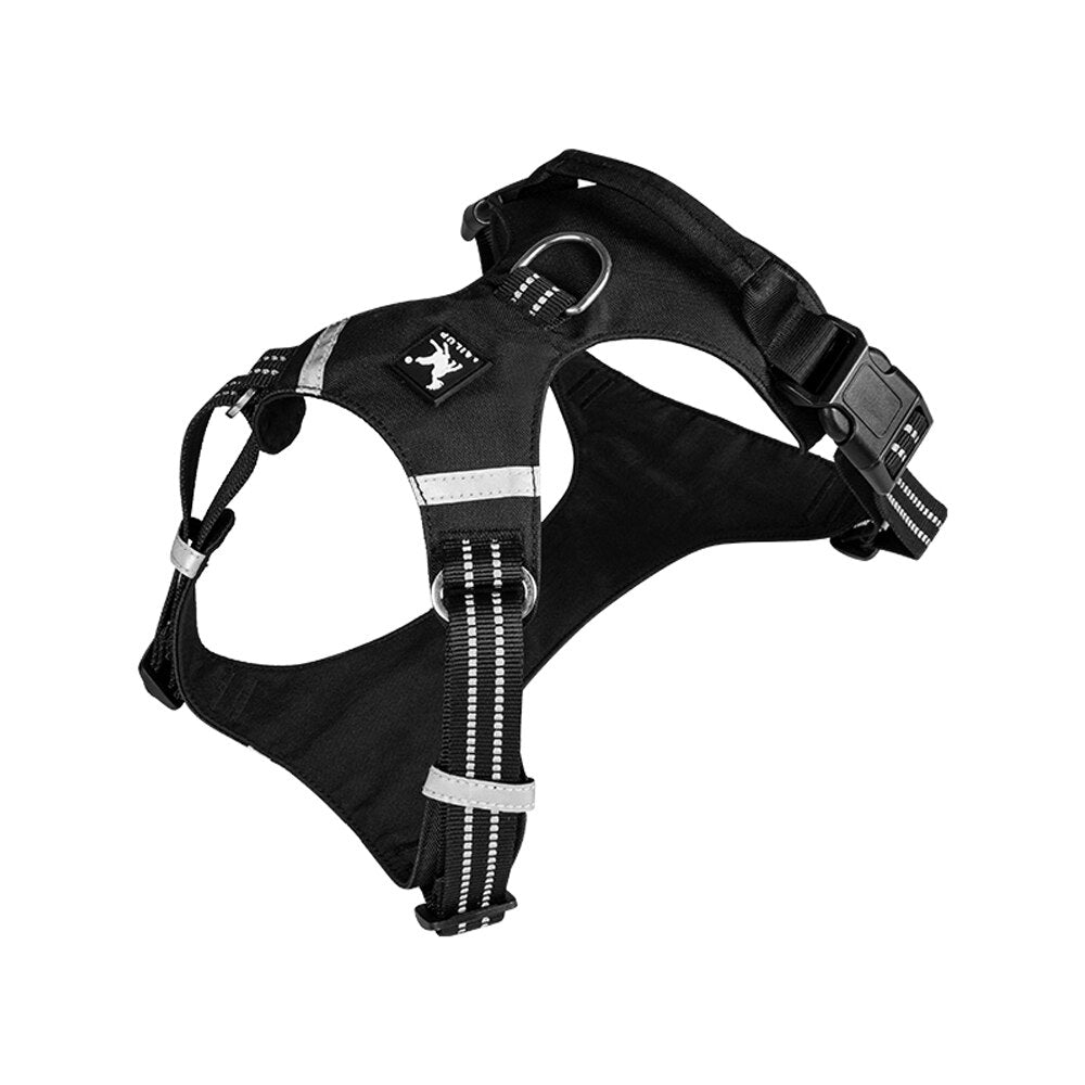 Reflective Nylon K9 Harness - with Adjustable Dog Straps - for Small and Large Dogs
