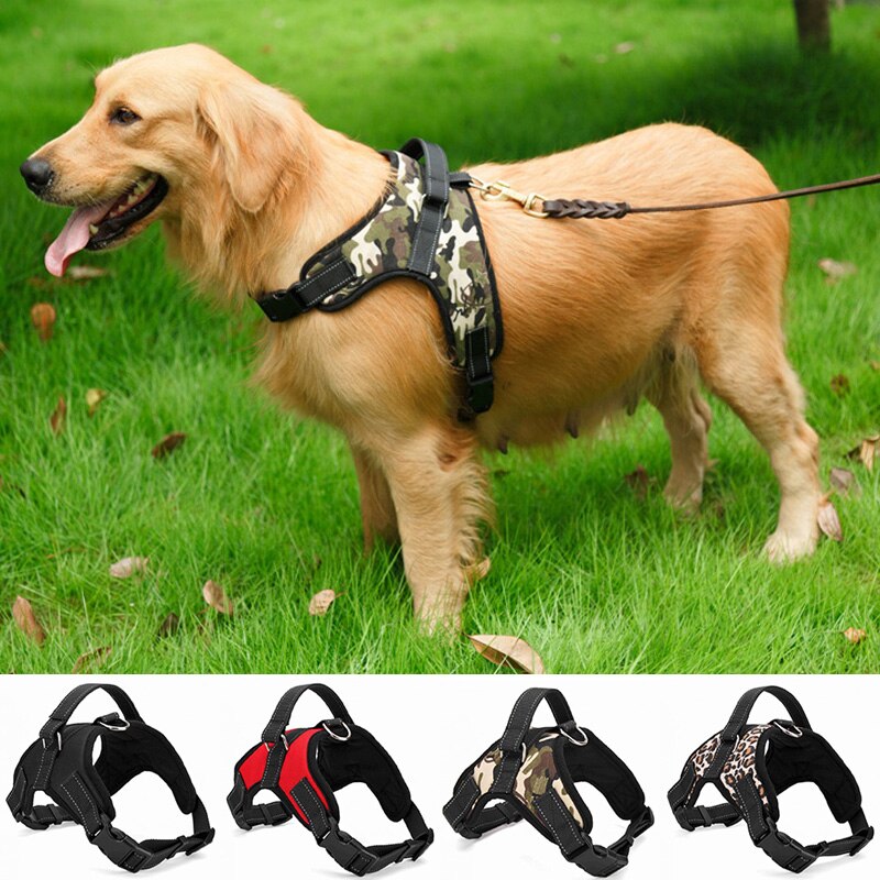 Dog harness - reflective, suitable for sizes S to XL