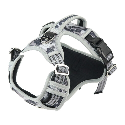 Dog harness - Oxford 1000D, reflective and with handle