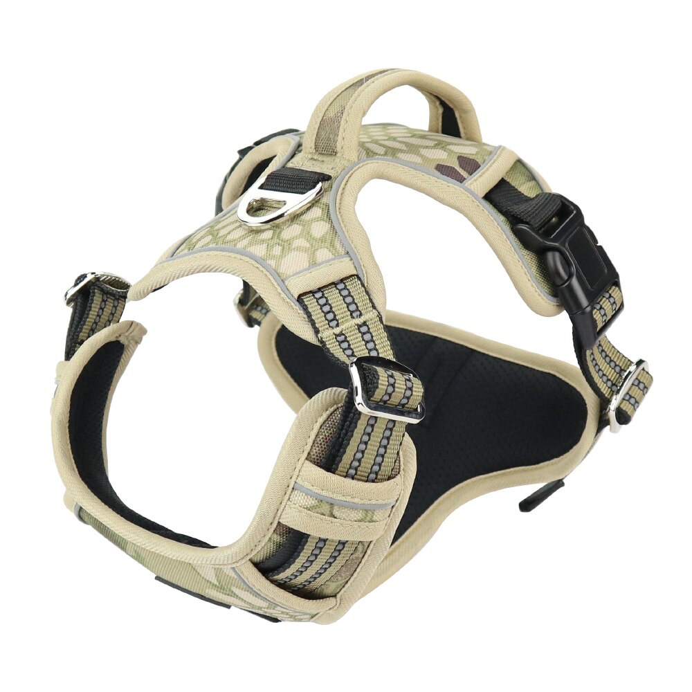 Dog harness - Oxford 1000D, reflective and with handle