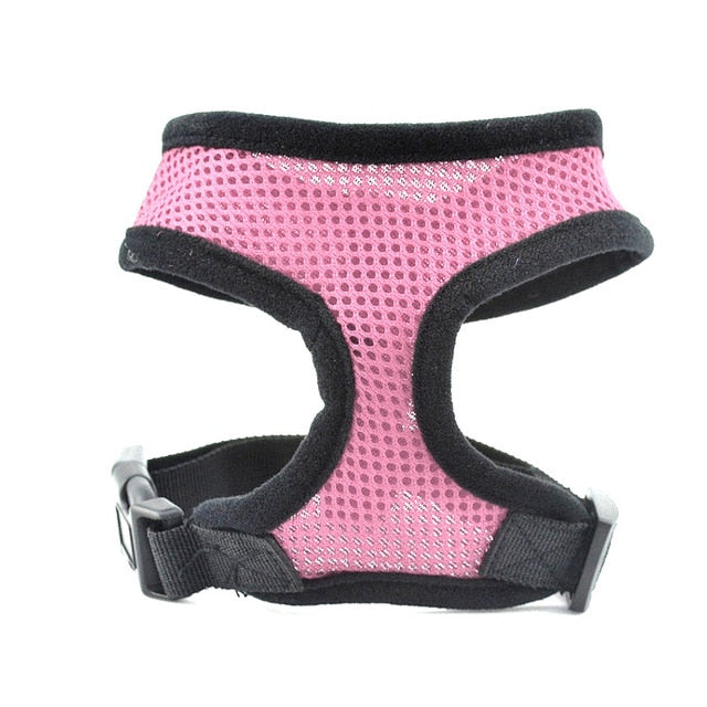 Mesh dog and cat harness - adjustable