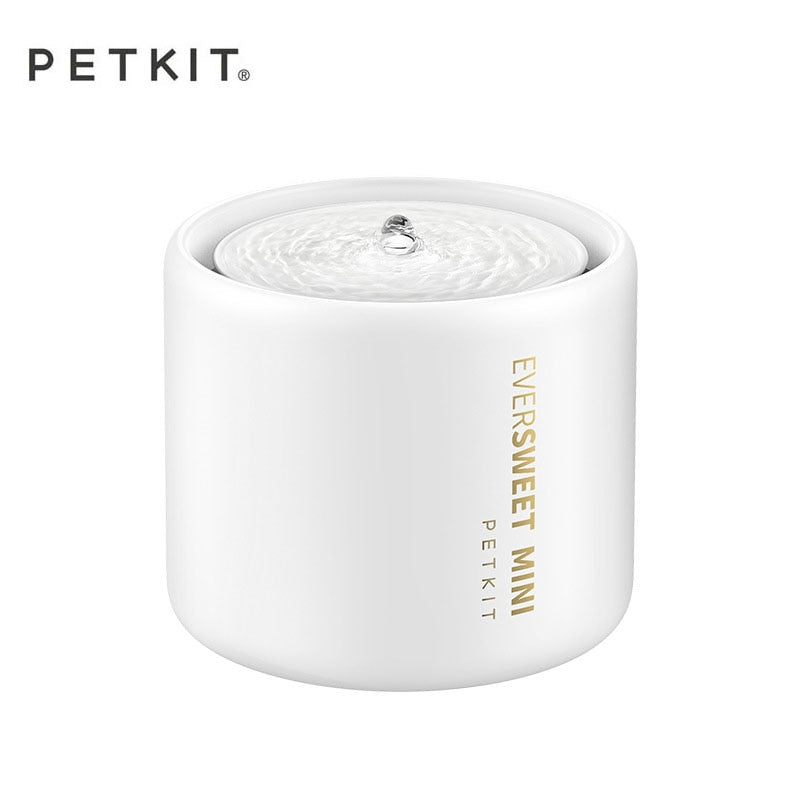 Smart fountain - Petkit - ceramic - 1.2 Liters - control application - cat and small dog