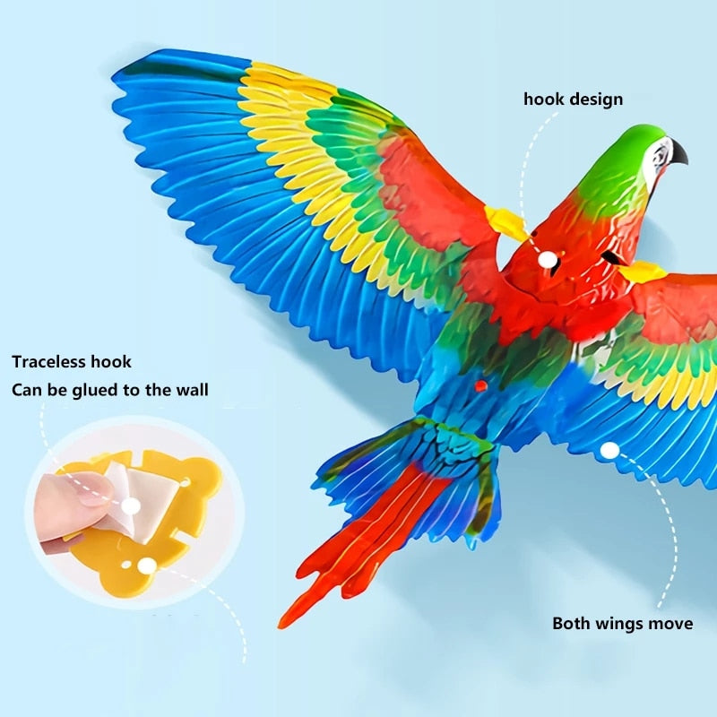 Jouet Interactif pour Chat en forme d'Oiseau Volant