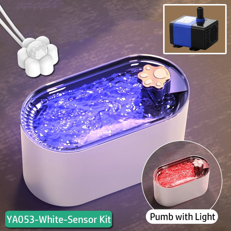 Fountain with automatic flow 3 liter - Intelligent fountain - plastic food