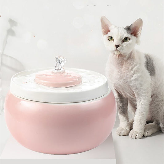 Zen ceramic fountain for cats and small dogs - superior quality
