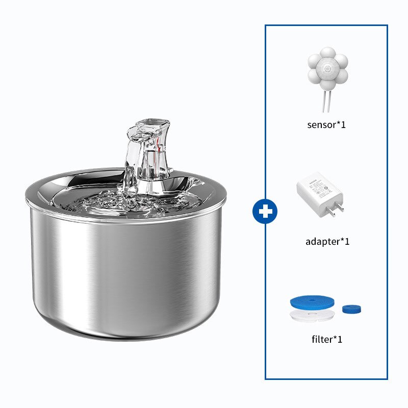 Fontaine à eau acier inoxydable - 2 Litres