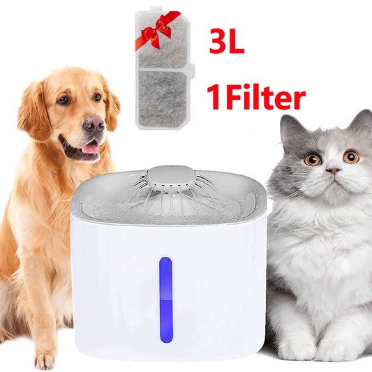Large flowing fountain - food grade plastic - 3 L