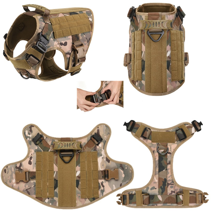 Tactical dog harness - for intensive training and activities