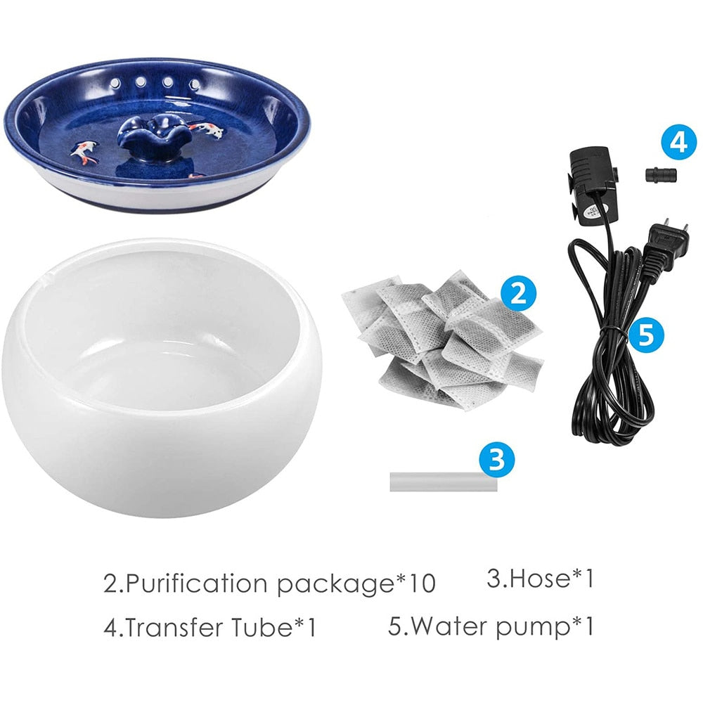 Whirlpool fountain - Ceramic - 1.5 liters
