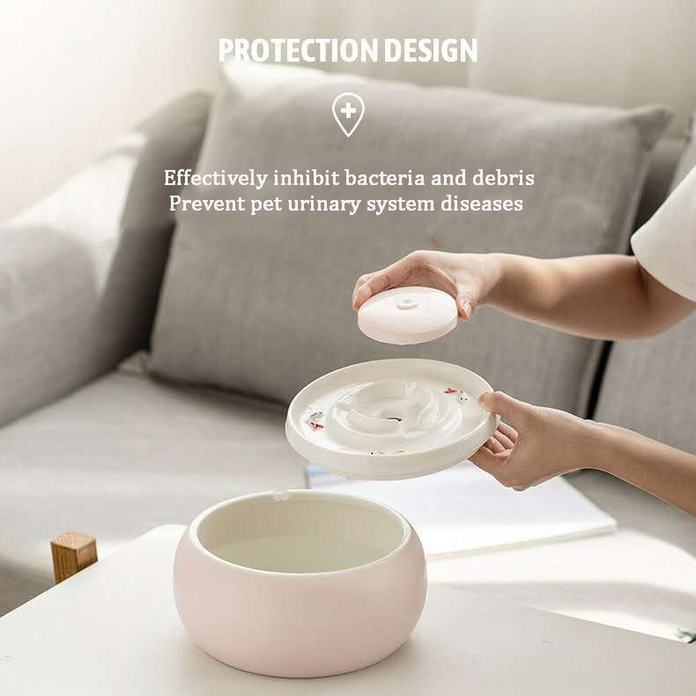Zen ceramic fountain for cats and small dogs - superior quality