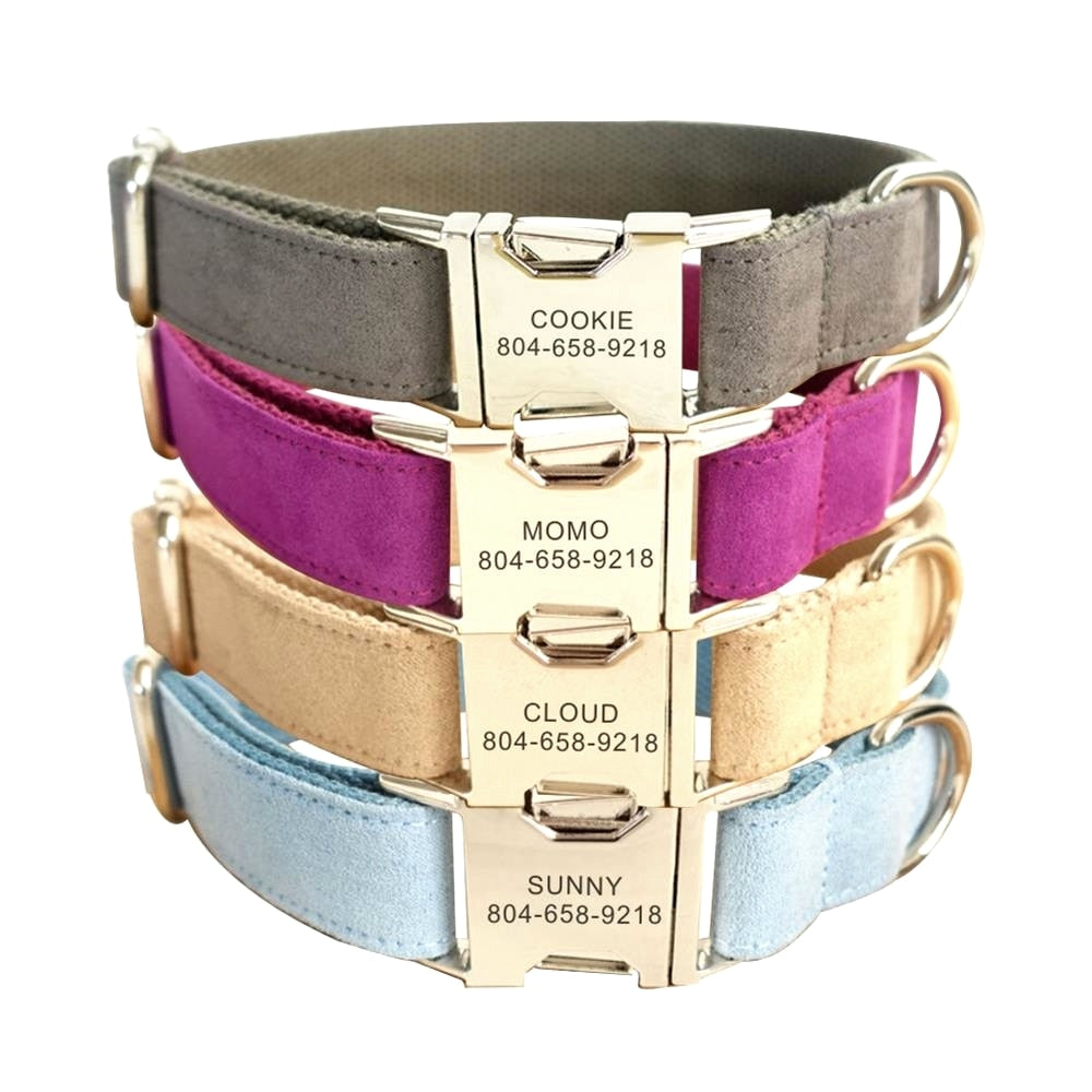Personalized Dog Collar - With Free Engraving and ID Tag
