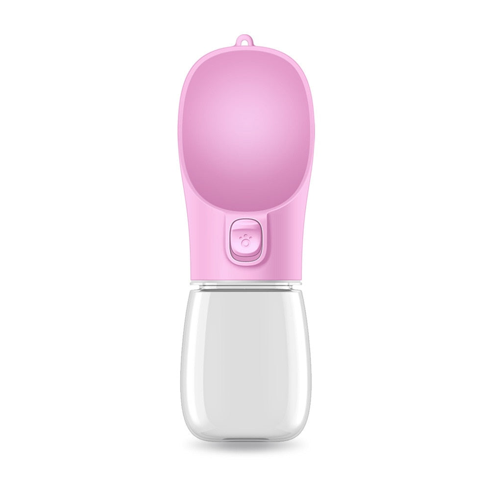 Portable dog water bottle - plastic