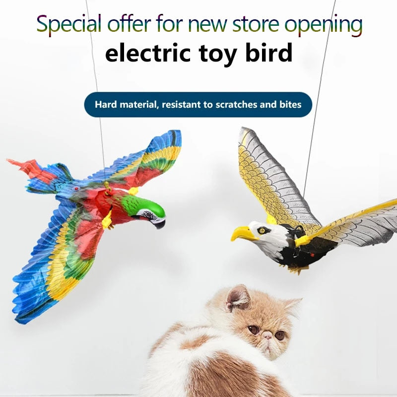 Jouet Interactif pour Chat en forme d'Oiseau Volant