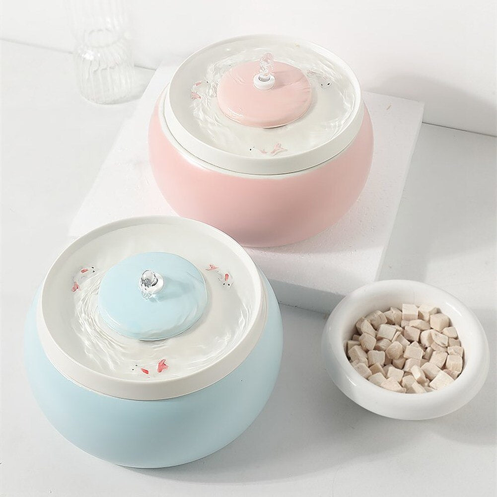 Zen ceramic fountain for cats and small dogs - superior quality