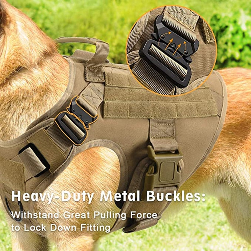 Tactical dog harness - for intensive training and activities