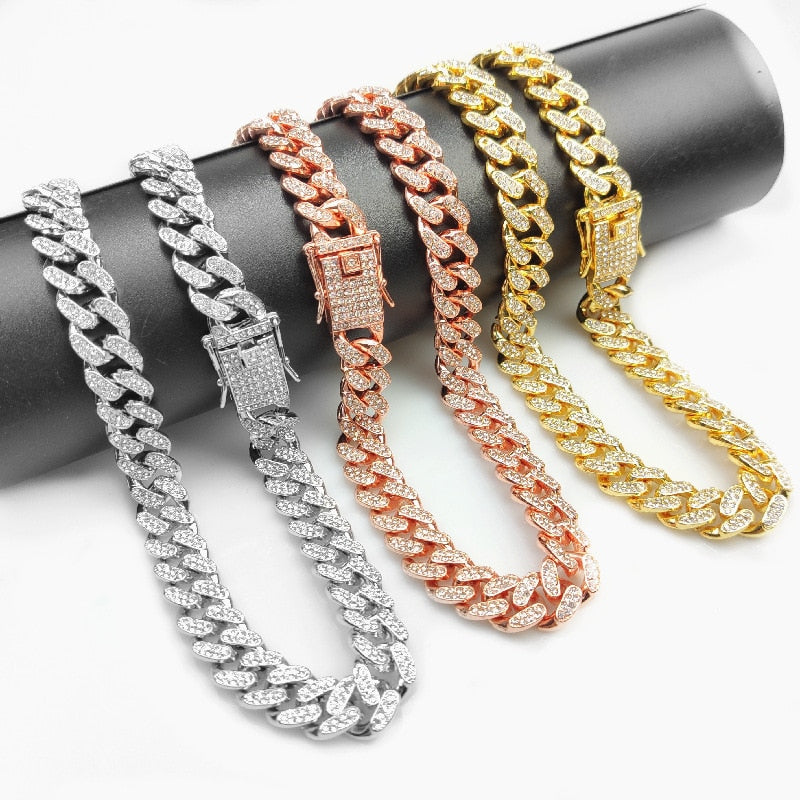Luxury rhinestone necklace - Custom-made - Seen on Tiktok
