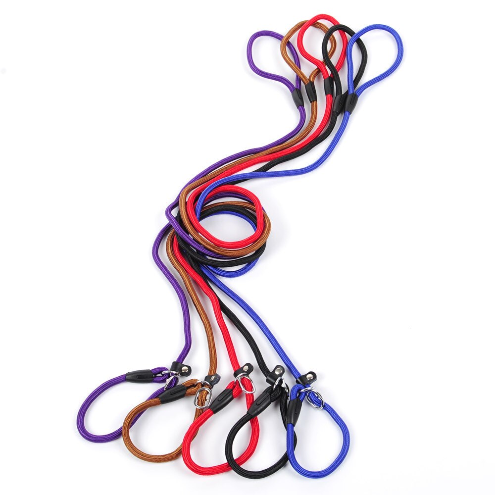 Golden chain leash for dogs - Comfortable and made of nylon