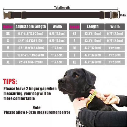 Personalized Dog Collar - With Free Engraving and ID Tag