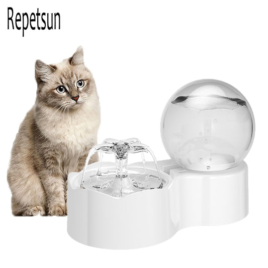All-in-1 automatic fountain - food-safe plastic - 2.3 Liters