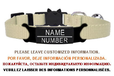 Kitten and cat collar with engraving