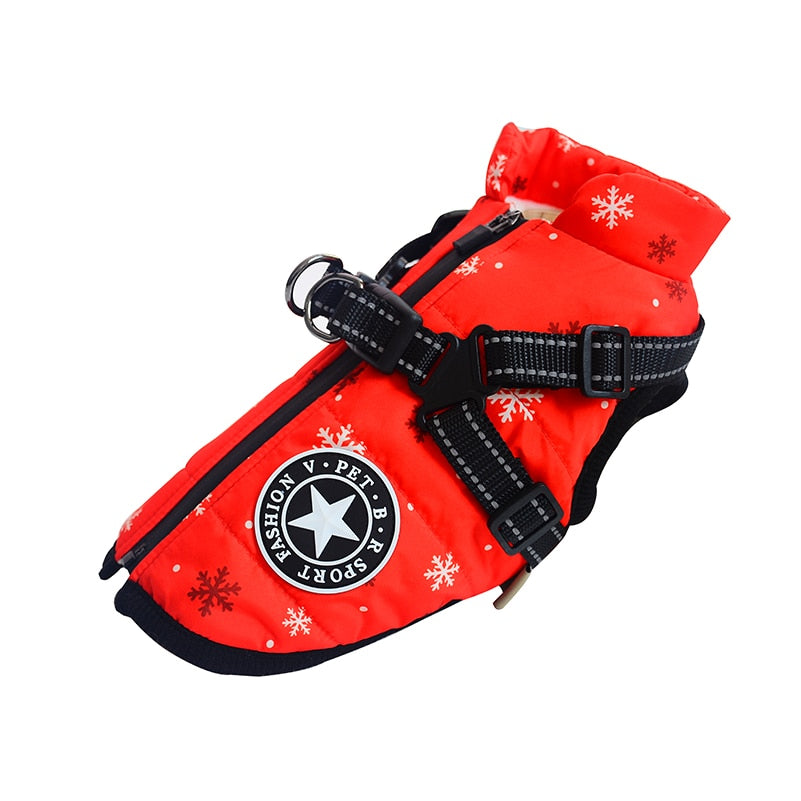 Manteau d'hiver imperméable pour chiens de petite et grande taille
