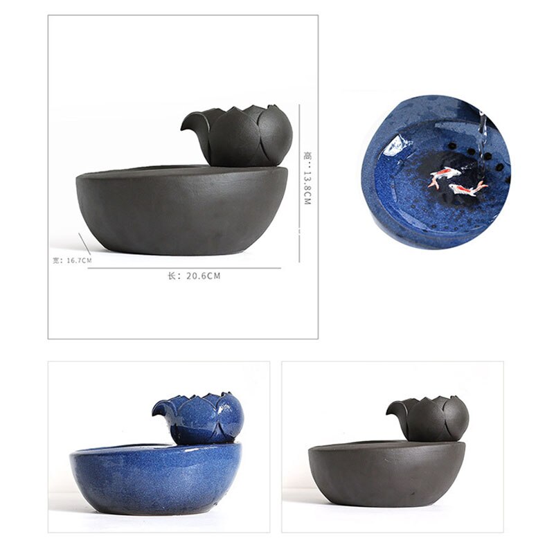 Water fountain for cats and kittens - ceramic - decorative accessory 