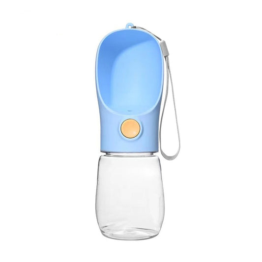Portable dog water bottle - plastic