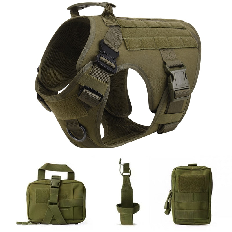 Tactical dog harness - for intensive training and activities