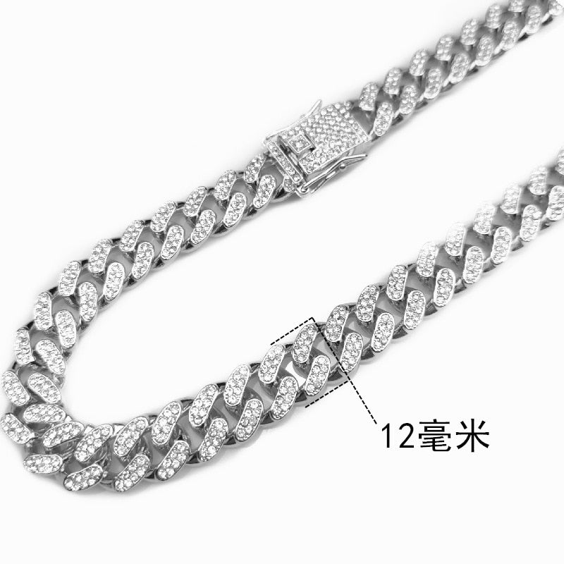 Luxury rhinestone necklace - Custom-made - Seen on Tiktok