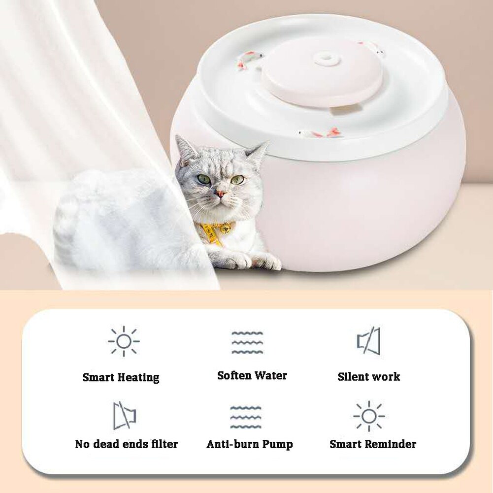 Zen ceramic fountain for cats and small dogs - superior quality