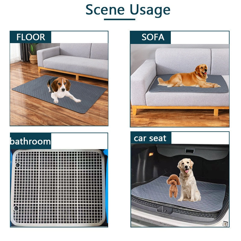 Dog mat - Absorbent, waterproof and reusable